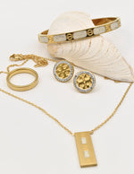 tiktok viral necklaces and gold jewelry set canada with bracelet, ring and earrings - perfect gift for her jewelry montreal black friday