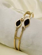 open_golden_bangle_black_onyx_and_clear_crystal_canada_jewelry