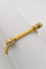 Canadian clean girl jewellery style gold bangle