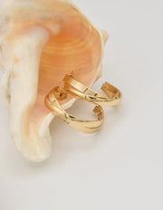 golden_glow_twist_dangles classic twisted hoops montreal trending earrings