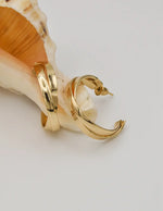 golden_glow_twist_dangles classic twisted hoops montreal trending earrings