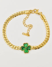 golden_leaf_heart_charm_bracelet_on_white_background