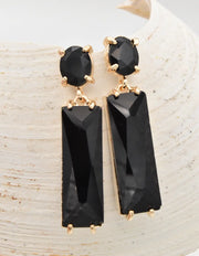 black_and_gold_rectangular_earrings_gift_for_her