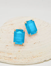 aqua_blue_gemstone_stud_earrings_gold_frame_gift_for_her_canada
