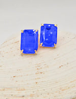 blue_gemstone_stud_earrings_gold_frame_trendy_fashion_canada