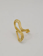 serpentine_glow_golden_open_ring trendy canadian jewelry montreal fashion adjustable golden ring